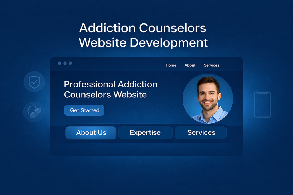 Addiction Counselors Website Development