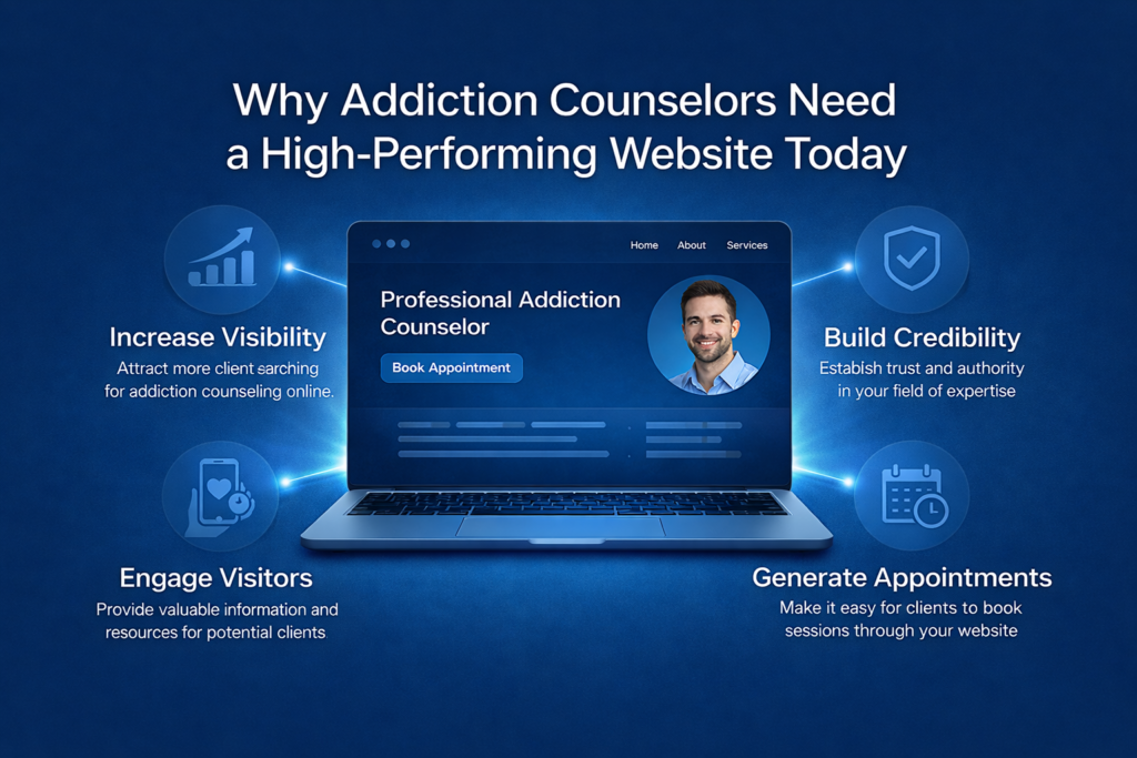Addiction Counselors Website Development