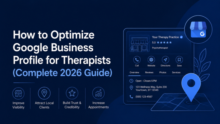 Google Business Profile for therapists