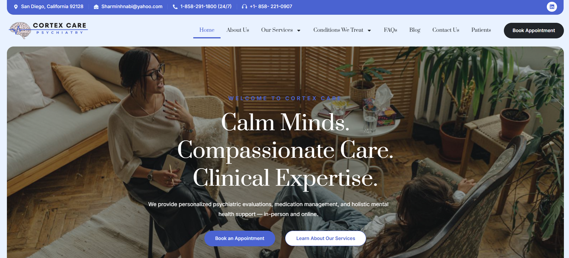 Portfolio | Mental Health Website Development