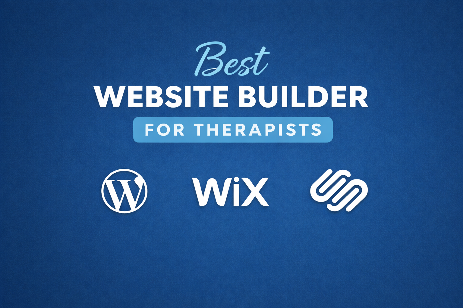 best website builder for therapists