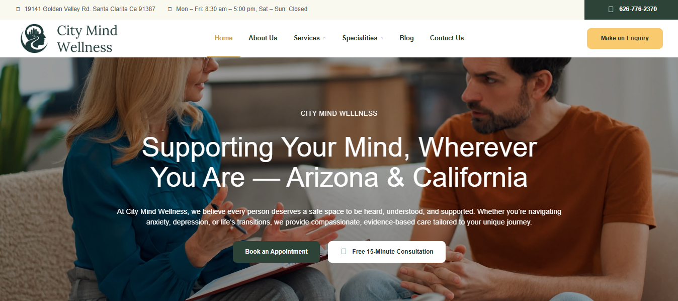 Portfolio | Mental Health Website Development