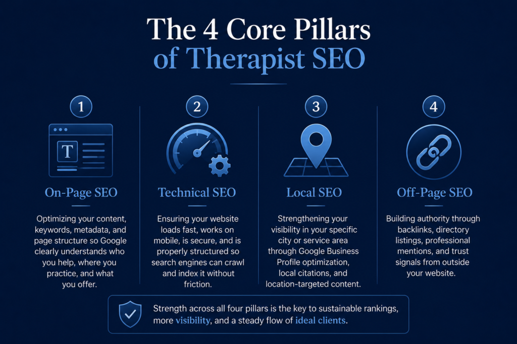 Core Pillars of Therapist SEO