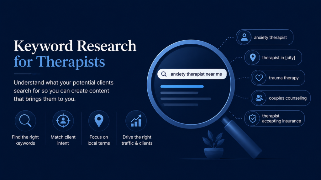 Keyword Research for Therapists