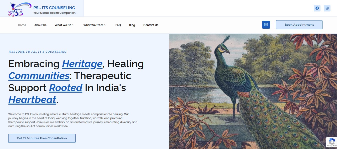 Portfolio | Mental Health Website Development