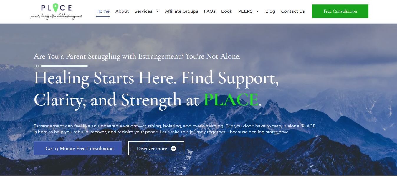 Portfolio mental health website development