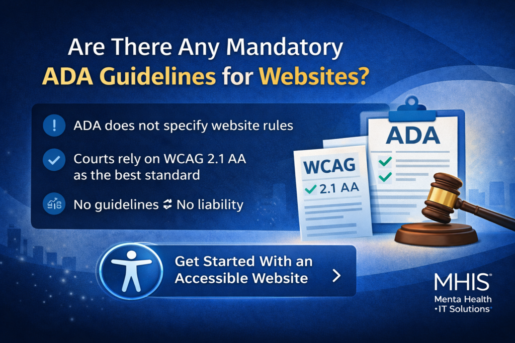 does my website have to be ADA-compliant as a therapist?