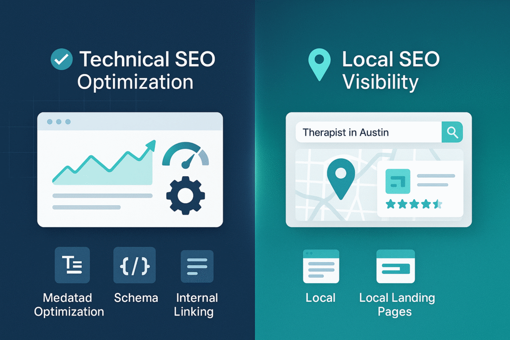 How Should I Redesign My Therapy Website? 7 Improve Technical & Local SEO for therapist website