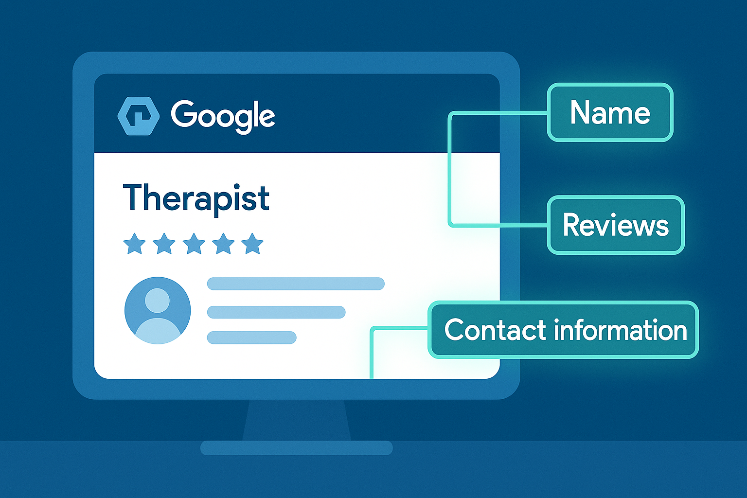 Local SEO Website Signals  for therapist