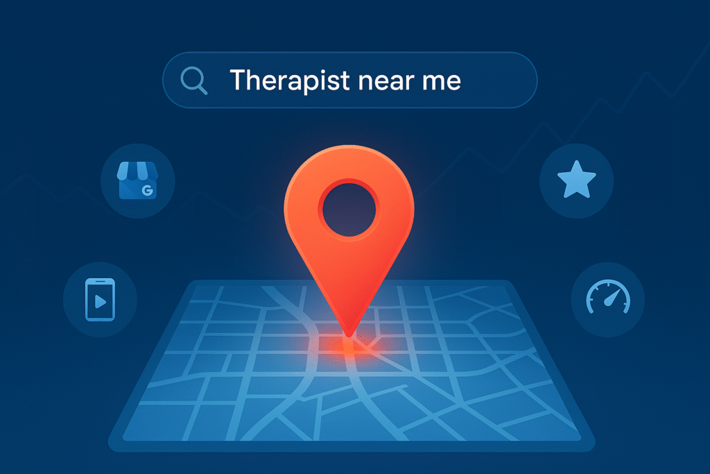 why am I not ranking for therapist near me