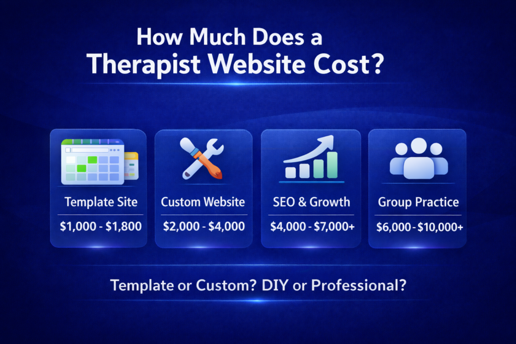 Therapist Website Cost