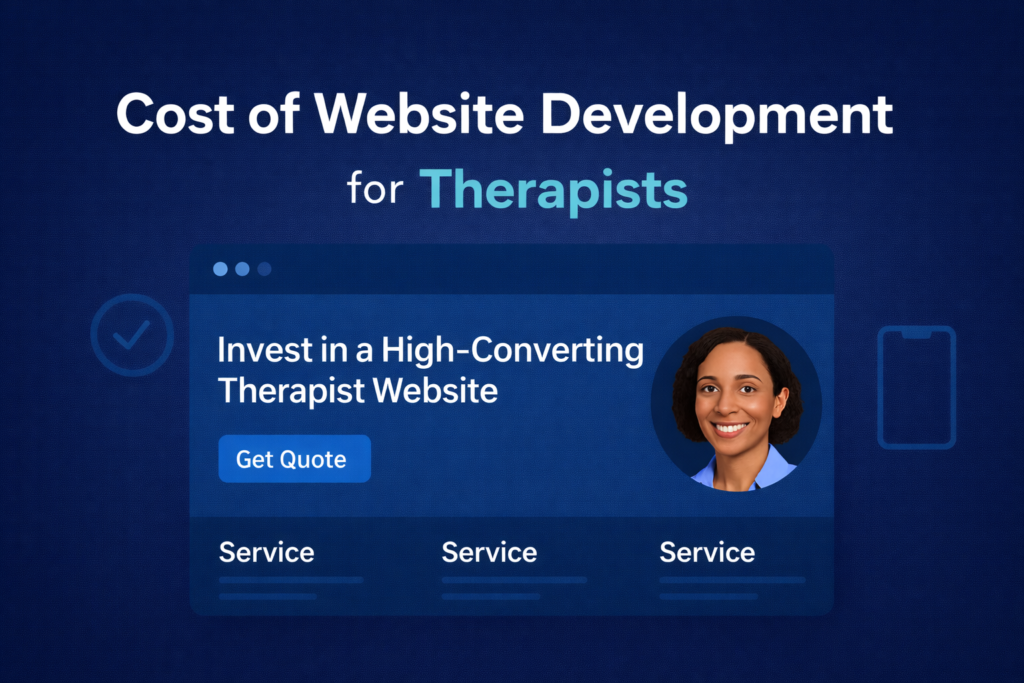 Therapist Website Cost