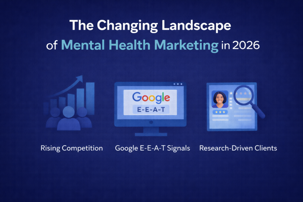 How to Market Your Mental Health Clinic in 2026 | A Trust-First Approach 1 Mental health clinic marketing