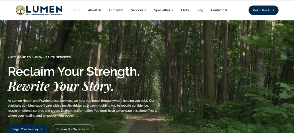 10 Therapist Website Examples That Inspire Trust & Professionalism 1 Therapist Website Example