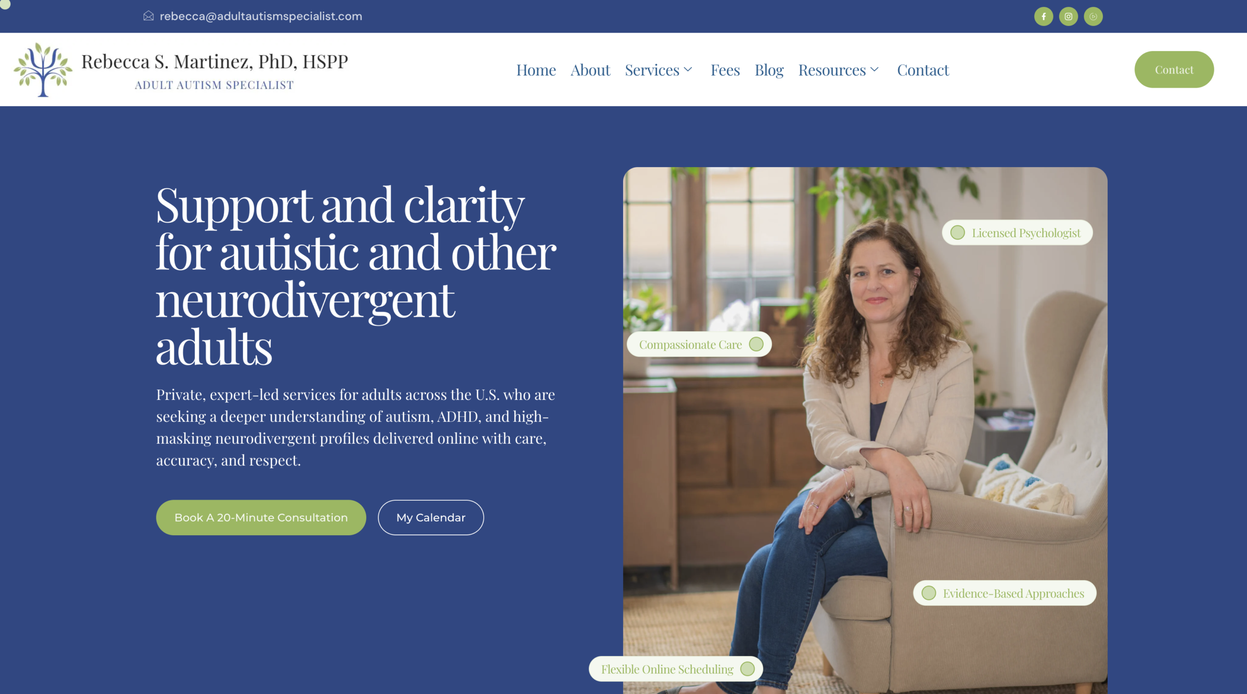 Dr. Rebecca Martinez | Adult Autism Specialist