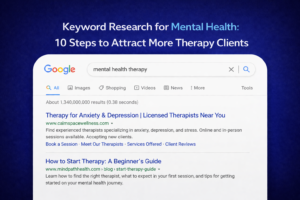 keyword research for mental health