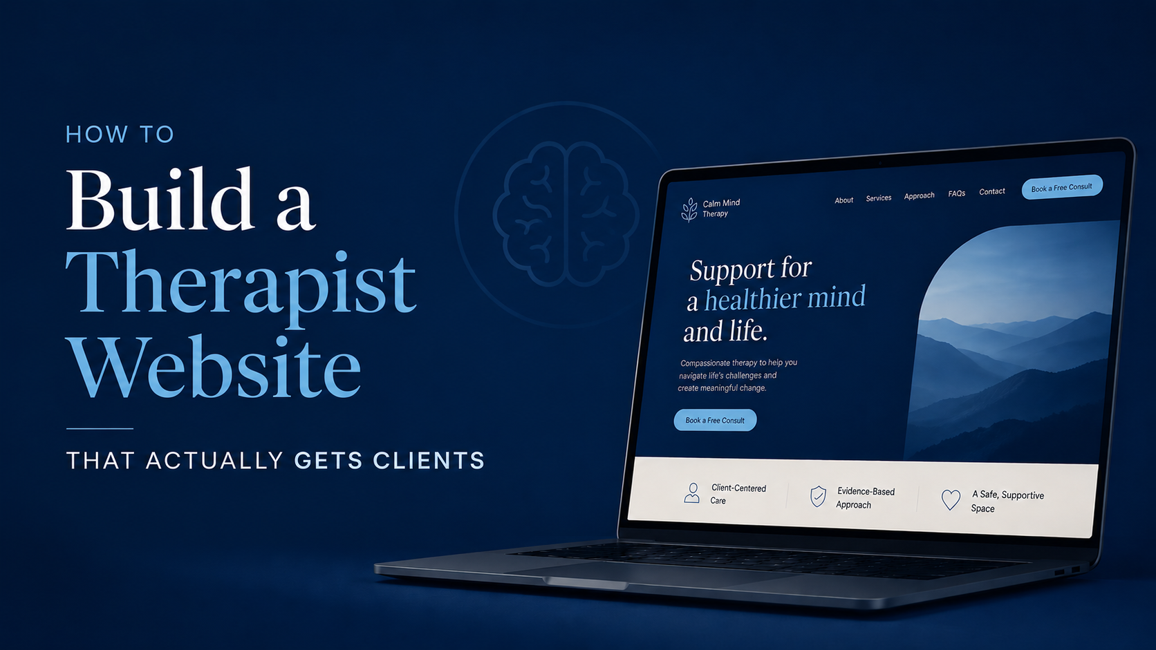 How to Build a Therapist Website