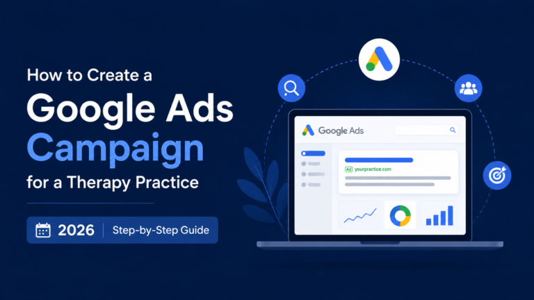 how to create a Google Ads campaign for a therapy practice