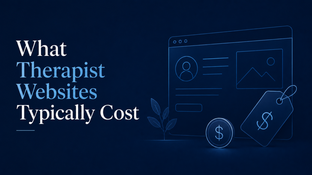 Therapist Websites Cost

