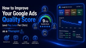Google Ads Quality Score for therapists