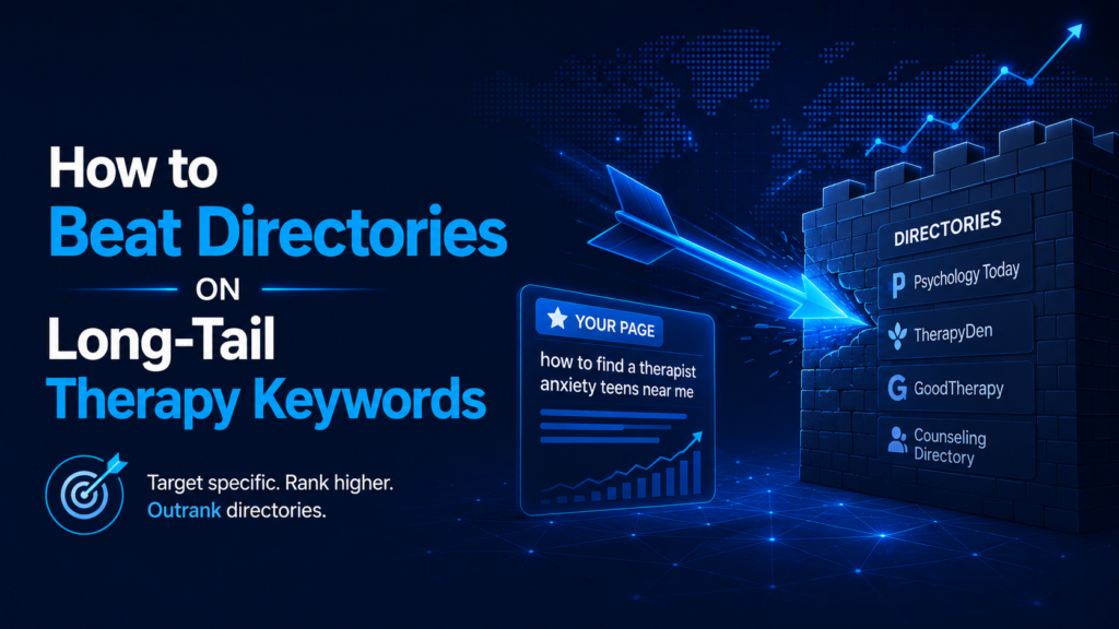 How to Beat Directories on Long-Tail Therapy Keywords