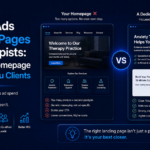 landing pages for therapists