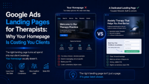landing pages for therapists