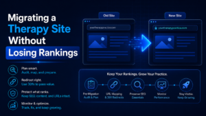 migrating a therapy site without losing rankings