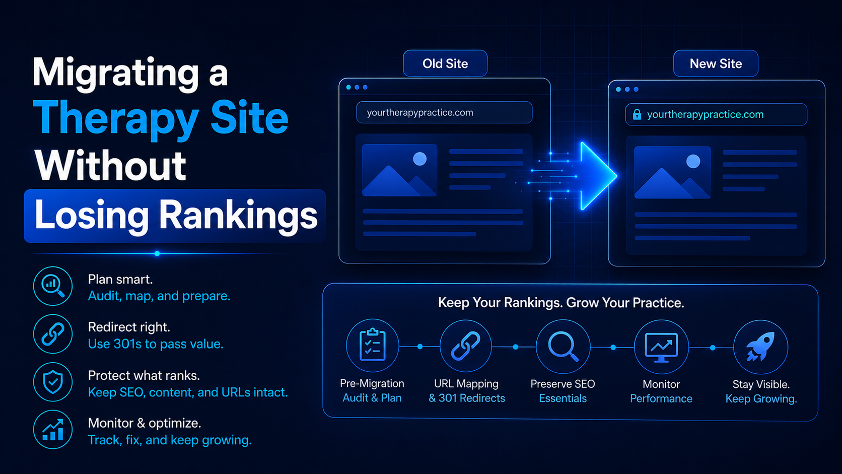 migrating a therapy site without losing rankings
