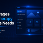 what pages your therapy website needs