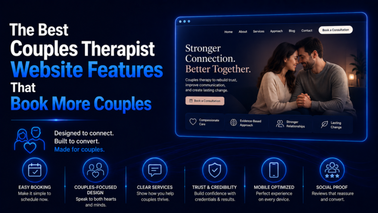 Couples Therapist Website Features
